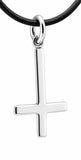 Kreuz 61 mit Schlangenkette - Silber