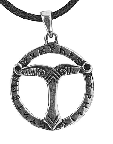 Irminsul 164 mit Schlangenkette - Silber