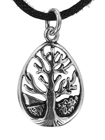 Lebensbaum 101 mit Schlangenkette - Silber