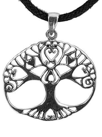 Lebensbaum 99 mit Schlangenkette - Silber