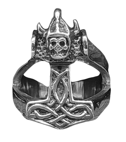 Ring Thorshammer Gr. 57-74 (th27)- Edelstahl