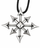 Chaosstern 59 mit Schlangenkette - Silber