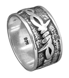 Stacheldraht-Ring, Gr. 54-74 (ring6) - Silber