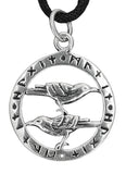 Raben 234 mit Schlangenkette - Silber