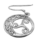 Ohrring 26 Triskele - Silber