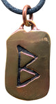 Anhänger 103 Berkana - Bronze