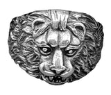 Ring Löwenkopf, Gr. 55-75 (edloe) - Edelstahl