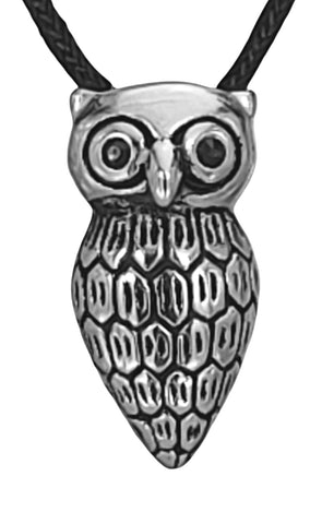 Anhänger 26 Eule - Edelstahl