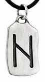 Anhänger 308 Hagalaz - Silber