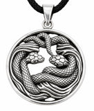 Anhänger 41 Schlangen - Silber