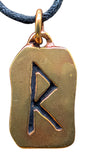 Anhänger 91 Raido - Bronze