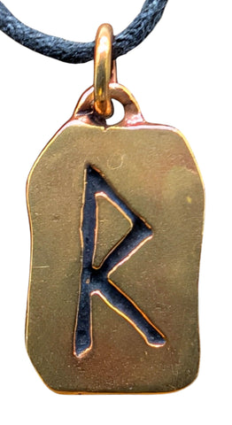 Anhänger 91 Raido - Bronze