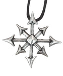 Chaosstern 59 mit Schlangenkette - Silber