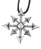 Chaosstern 59 mit Schlangenkette - Silber