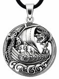 Anhänger 386 Wikinger-Schiff - Silber