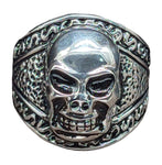 Ring Totenkopf Gr. 62-70 - Edelstahl