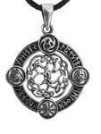 Lebensbaum 400 mit Schlangenkette - Silber