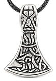 Axt 42 A mit Schlangenkette - Silber