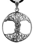 Lebensbaum 208 mit Schlangenkette - Silber