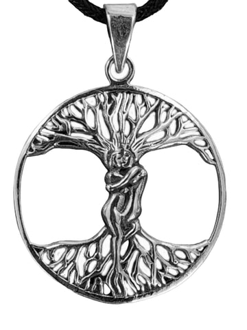 Lebensbaum 208 mit Schlangenkette - Silber