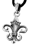 Fleur-de-Lis 40 A mit Schlangenkette - Silber