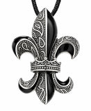 Fleur-de-Lis 14 mit Panzerkette - Edelstahl