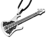 Gitarre 2 mit Panzerkette - Edelstahl