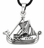 Anhänger 240 Wikinger-Schiff - Silber