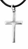 Kreuz 19 mit Schlangenkette - Silber