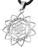 Anhänger 203 Blume des Lebens - Silber