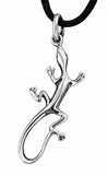 Echse 3 mit Schlangenkette - Silber