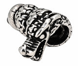 Bartperle Drache - Silber