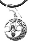 Ohrring 28 Triple Goddess - Silber