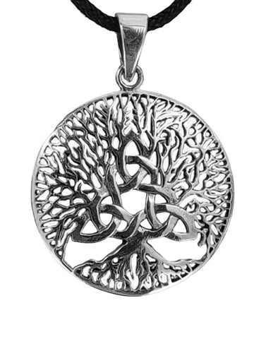 Lebensbaum 401 mit Schlangenkette - Silber