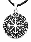 Wikinger Kompass 218 mit Korbkette - Silber