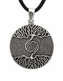 Lebensbaum 18 mit Korbkette - Silber
