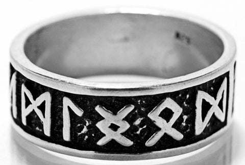 Ring Runen, Gr. 50-80 - Silber