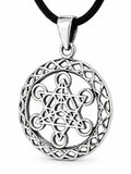 Metatrons Würfel 202 mit Schlangenkette - Silber