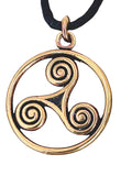 Anhänger 46 Triskele - Bronze