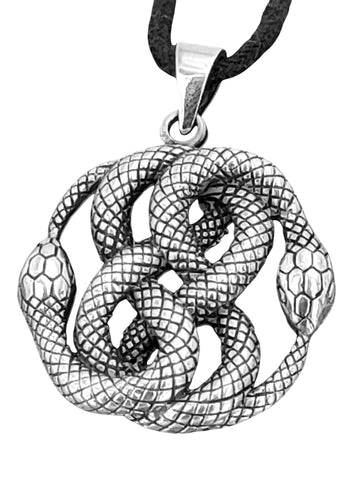 Anhänger 331 Schlangen - Silber