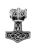 Thorshammer 220 mit Korbkette - Silber