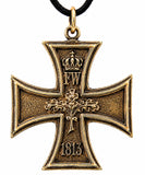 Anhänger 17 Eisernes Kreuz - Bronze