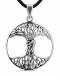 Lebensbaum 208 mit Schlangenkette - Silber