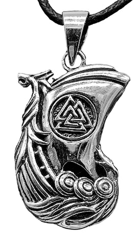 Anhänger 461 Wikingerschiff - Silber