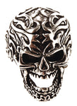 Ring Totenkopf, Gr. 60-74 (tk7) - Silber