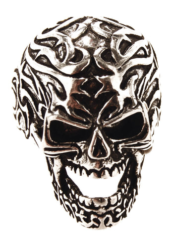 Ring Totenkopf, Gr. 60-74 (tk7) - Silber