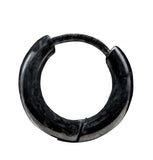 Klappcreole schwarz 8mm - Edelstahl kcschw01