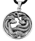 Schlangen 41 mit Schlangenkette - Silber