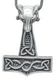 Kombi 79 Thorshammer mit Königskette - Silber