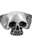 Ring Totenkopf, Gr. 56-74 (tk10) - Silber